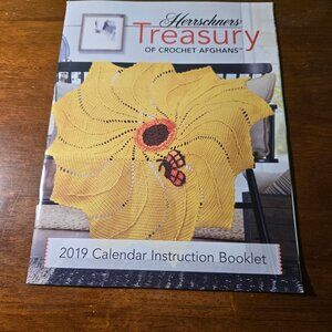 Herrschners Treasury of Crochet Afghans 2019 Calendar Instruction Booklet